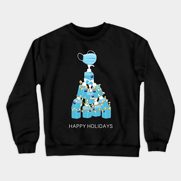 Medical Christmas Tree Crewneck Sweatshirt by Carries Design 